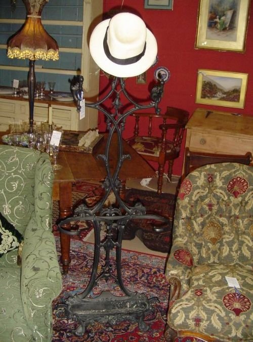 Victorian Cast Iron Hall Stand.c.1870